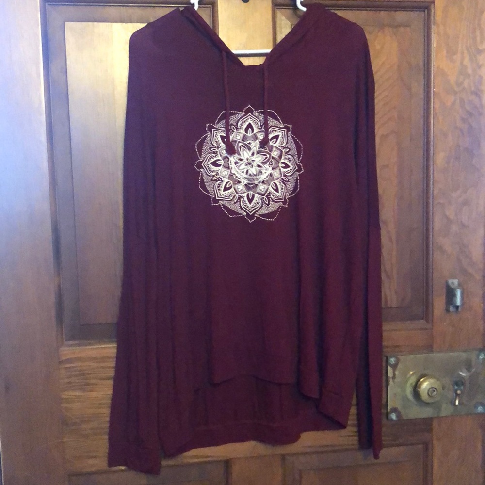 PacSun LA Hearts mandala hoodie, women’s large